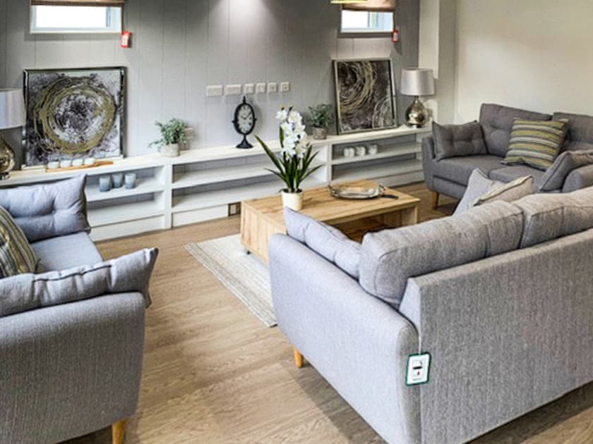 Living area | Comfort Plus Lodge Hot Tub 6, Chudleigh, Newton Abbot