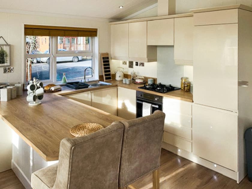 Kitchen/diner | Comfort Plus Lodge Hot Tub 6, Chudleigh, Newton Abbot