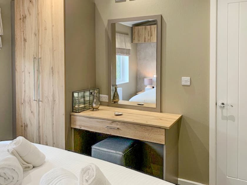Double bedroom | Comfort Plus Lodge Hot Tub 6, Chudleigh, Newton Abbot