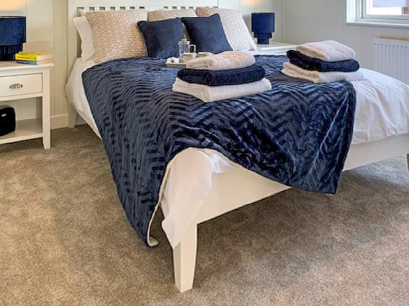 Double bedroom | Comfort Plus Lodge Hot Tub 6, Chudleigh, Newton Abbot