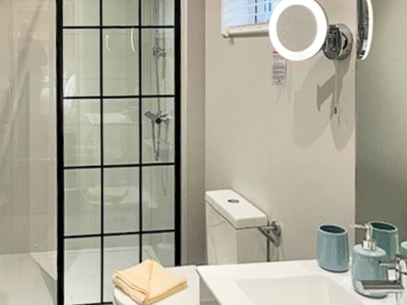 Shower room | Comfort Plus Lodge Hot Tub 6, Chudleigh, Newton Abbot