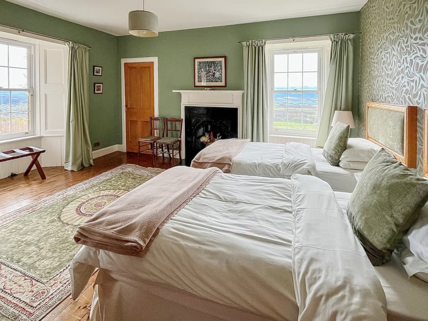 Twin bedroom | Kirklandbank Farmhouse, Alyth
