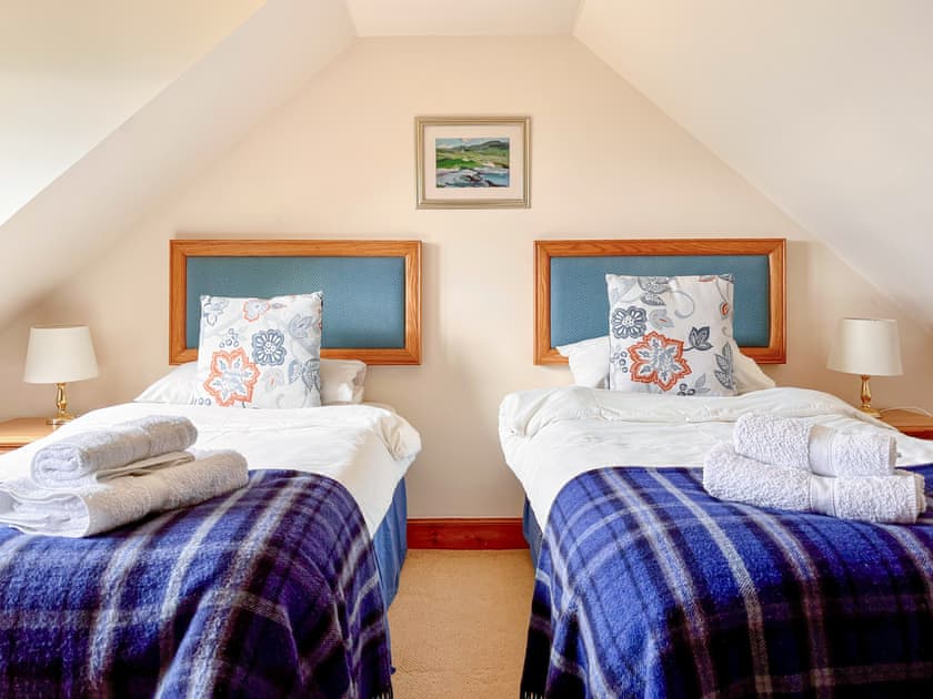 Twin bedroom | Kirklandbank Farmhouse, Alyth