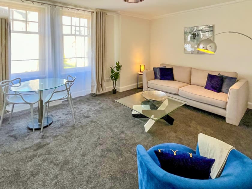 Living area | Queen Street Apartments 3, Dundee