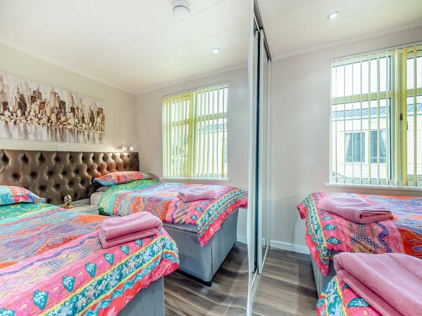 Twin bedroom | Sea View - Dinas Country Club, Dinas, near Fishguard