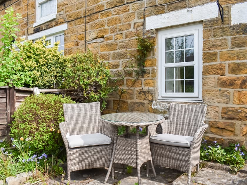 Sitting-out-area | Oak Cottage, Burniston, near Scarborough