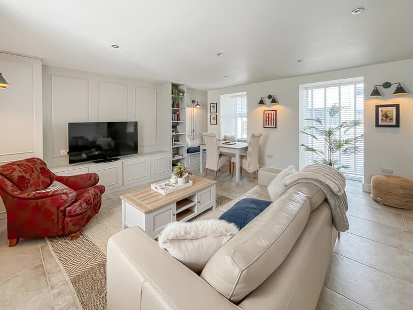 Living room/dining room | The Old Coach House at Balcary, Auchencairn