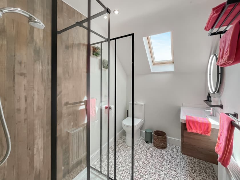 Shower room | The Old Coach House at Balcary, Auchencairn
