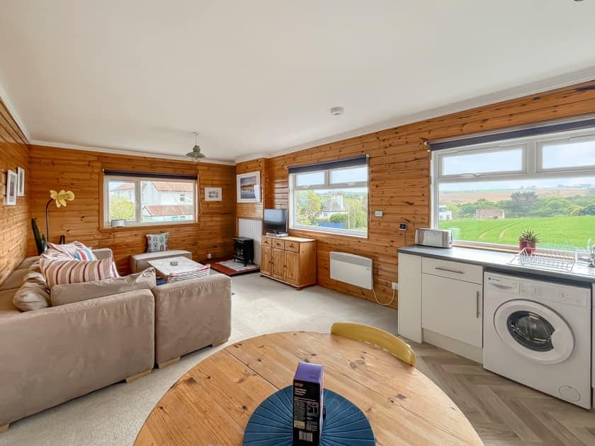 Open plan living space | Haven Lodge - Haven Cottages, Eyemouth