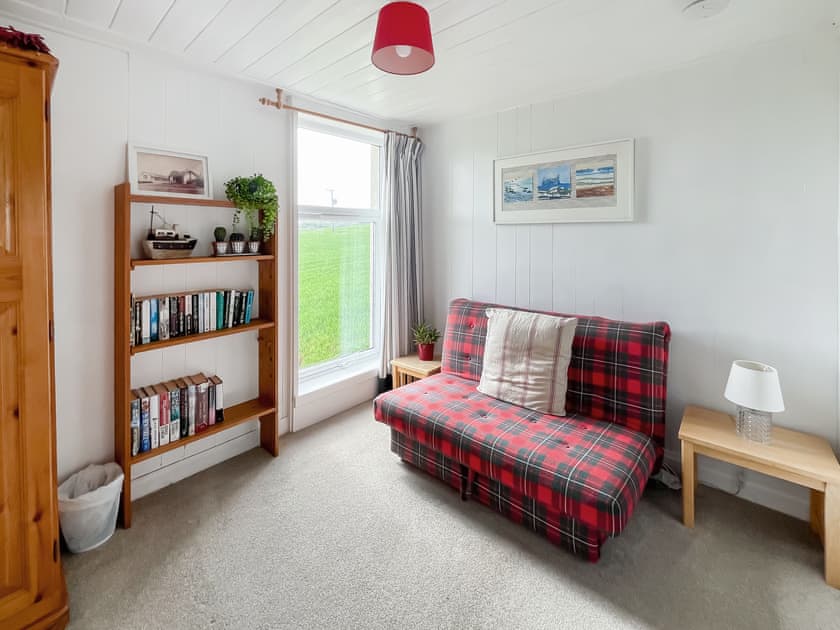 Sitting-out-area | Haven Lodge - Haven Cottages, Eyemouth