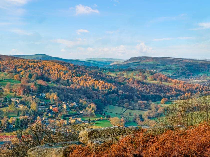 Froggatt Edge View | Pine Door, Eyam, near Bakewell