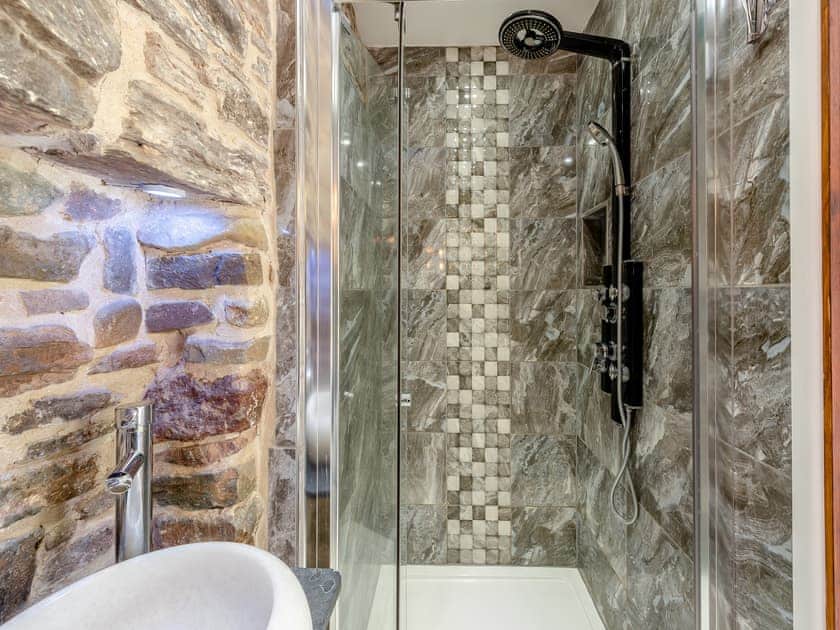 En-suite | Wheelwright Barn - Bronyn Farm, Ferryside, near Carmarthen