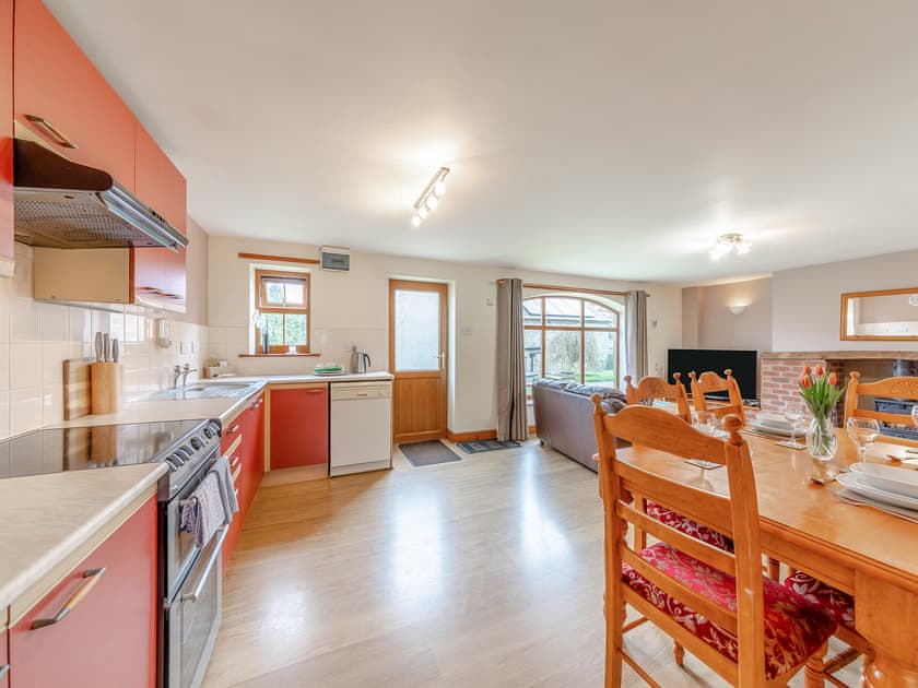 Open plan living space | The Cottage - Harbut Law Holiday Cottages, Alston