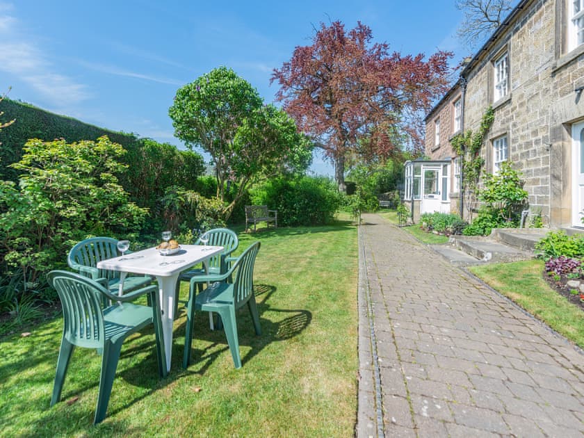 Sitting-out-area | Linden Cottage, Matlock Green, Matlock