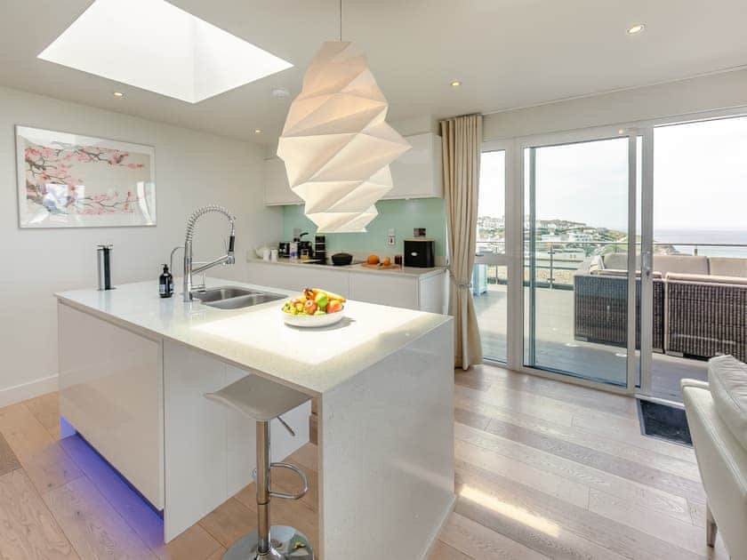 Open plan living space | Penthouse 14 Oceangate, Newquay