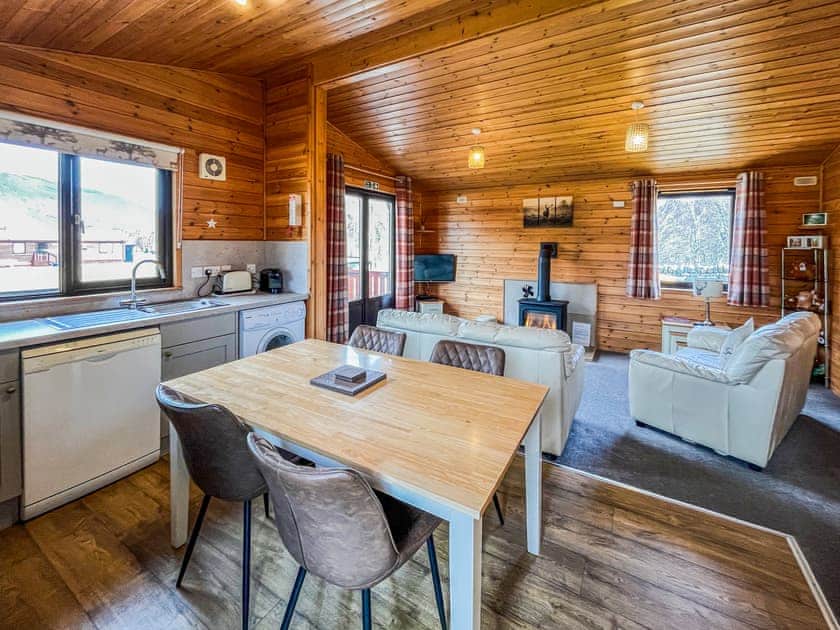 Open plan living space | Wildcat Lodge, Glentruim, near Newtonmore