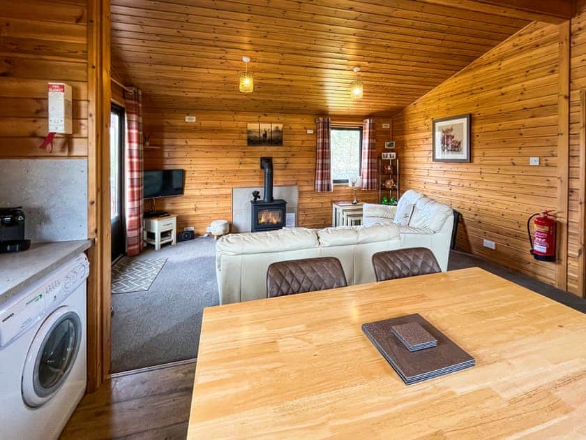 Open plan living space | Wildcat Lodge, Glentruim, near Newtonmore