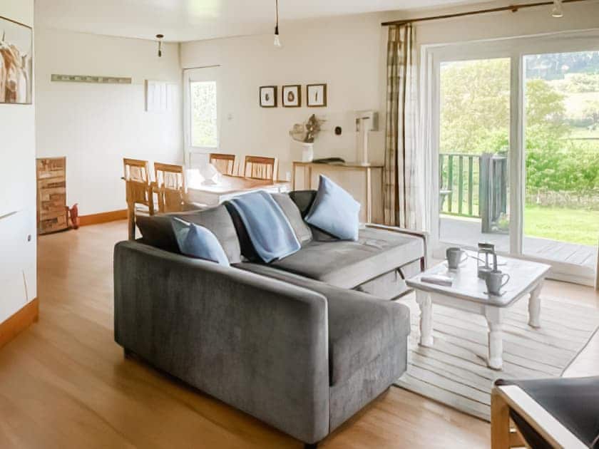 Open plan living space | Tay Lodge, Aberfeldy