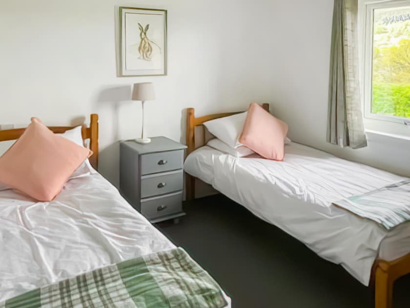 Twin bedroom | Tay Lodge, Aberfeldy