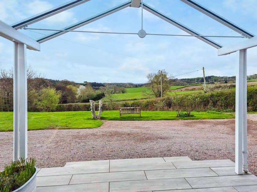 Outdoor area | Poplars Cottage, Usk