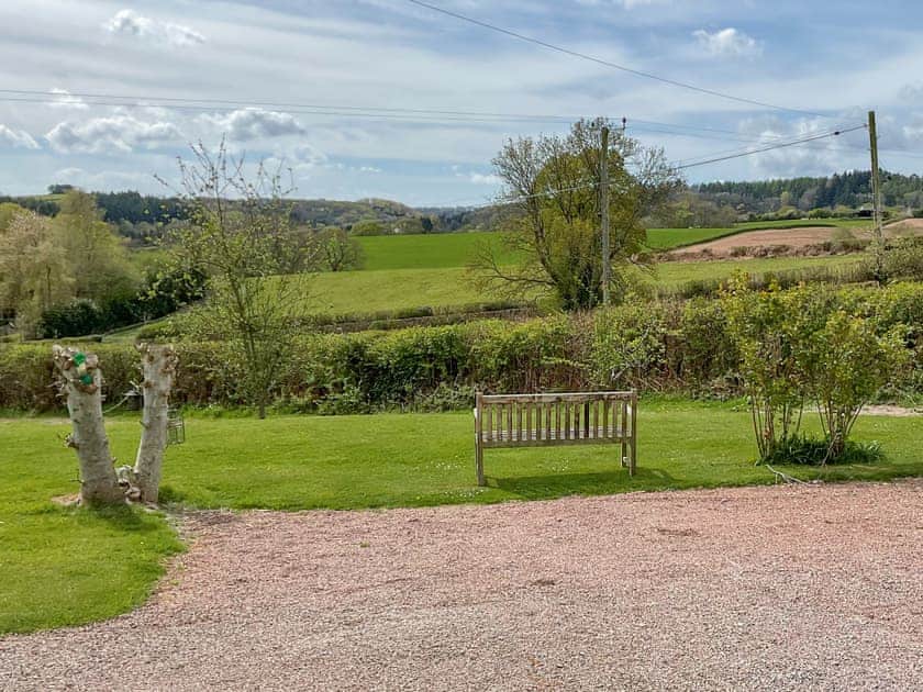 Outdoor area | Poplars Cottage, Usk