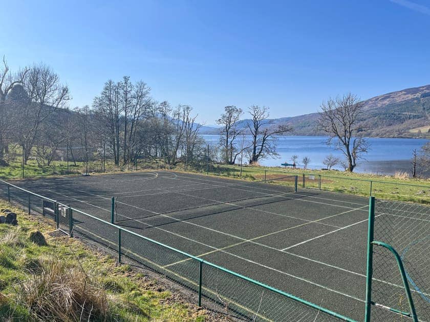 Tennis court available 1 mile away please arrange with  | Grace’s Cottage - Invertrossachs Estate Cottages, Invertrossachs, near Callander