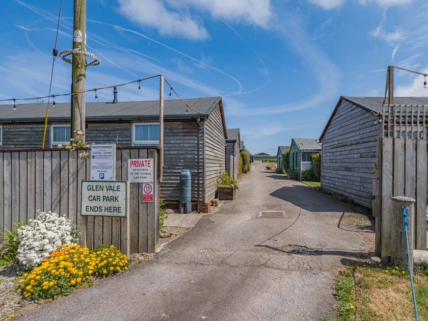 Driveway | Spinnaker - Keel Lodges, Staithes, near Whitby