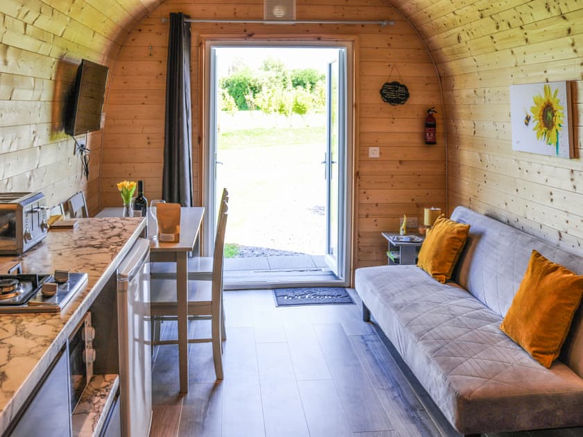 Open plan living space | Bryn Hafod - Anglesey Holiday Pods, Brynsiencyn, near Newborough