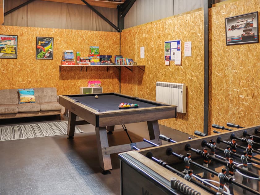 Games room | Bryn Hafod - Anglesey Holiday Pods, Brynsiencyn, near Newborough