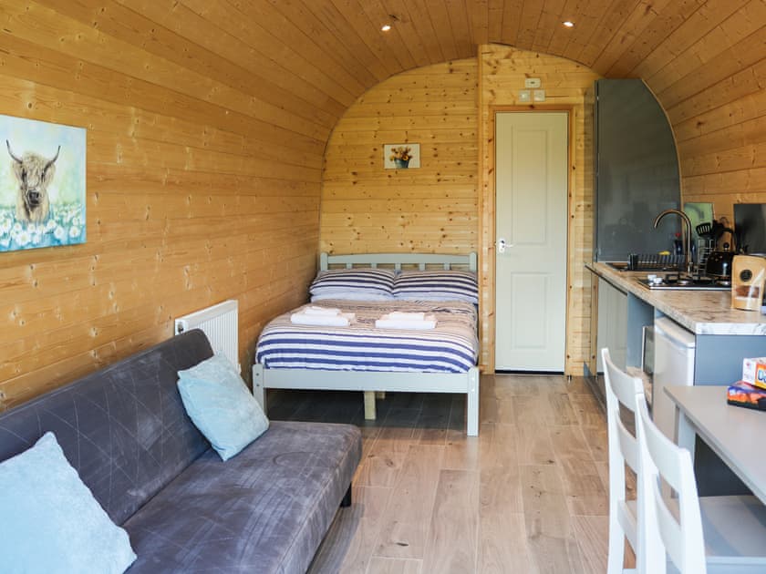 Open plan living space | Awel Deg - Anglesey Holiday Pods, Brynsiencyn, near Newborough
