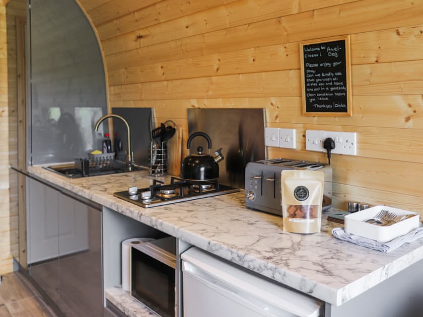 Open plan living space | Awel Deg - Anglesey Holiday Pods, Brynsiencyn, near Newborough