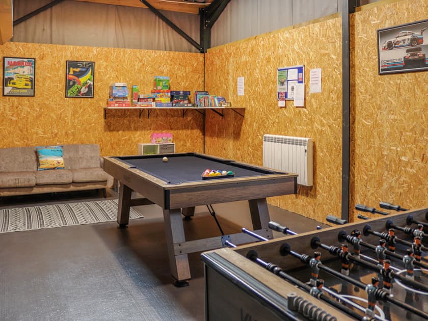 Games room | Lodge Pod - Anglesey Holiday Pods, Brynsiencyn, near Newborough