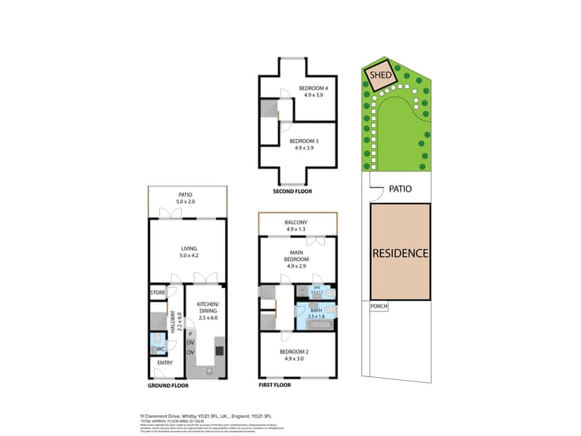 Floor plan | Claremont, Whitby