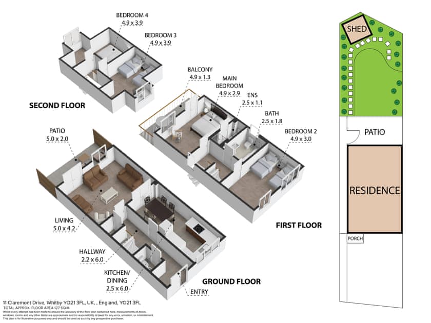 Floor plan | Claremont, Whitby
