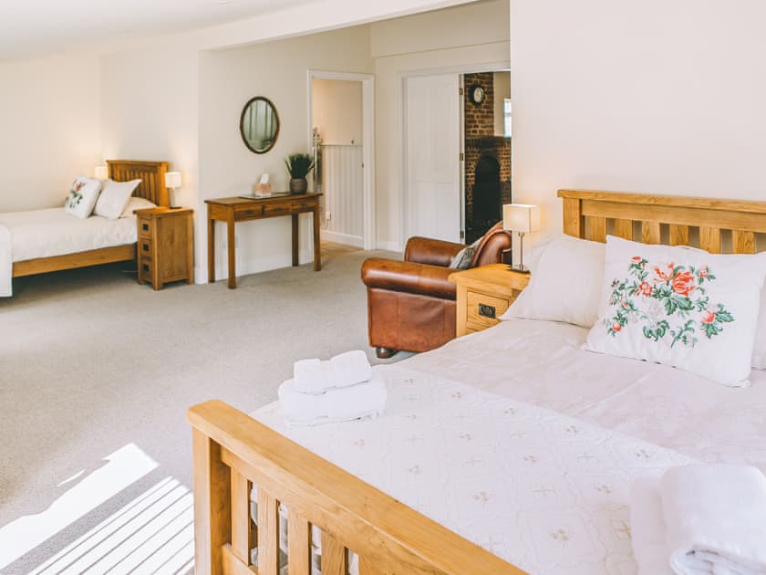 Bedroom | The Shooting Lodge - Stowlangtoft Estate, Bury St. Edmunds