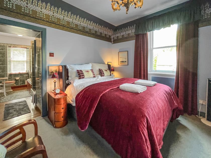 Double bedroom | Upper Double Lodge, Gatehouse of Fleet, near Kirkcudbright