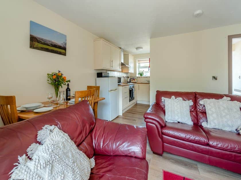 Open plan living space | Wren Cottage - Maesydderwen Holiday Cottages, Llandeilo