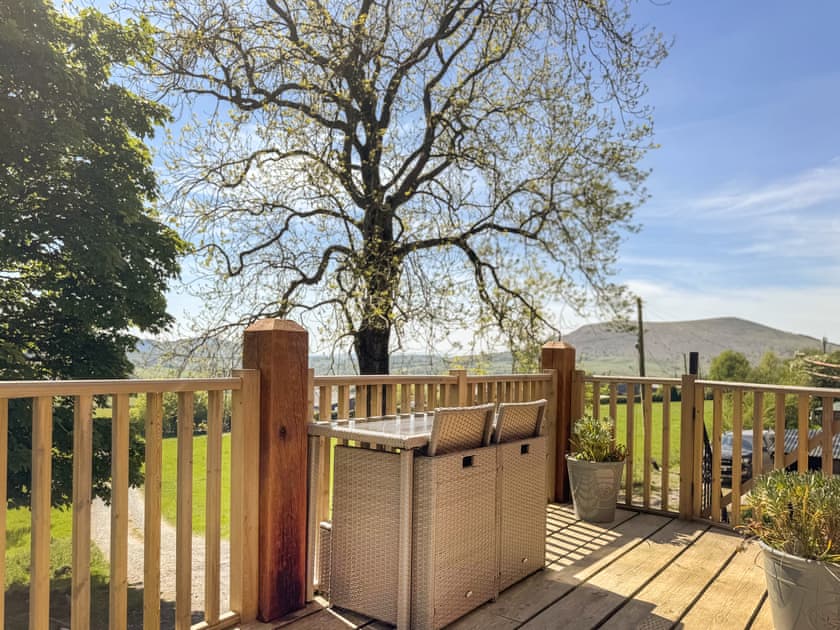 private balcony to enjoy spectacular views well with a glass of wine or a cup of coffee | The Red House - The Red Houses, Minsterley