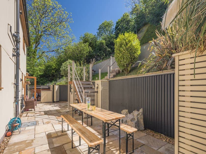 Sitting-out-area | Baobab Lodge, Prestatyn