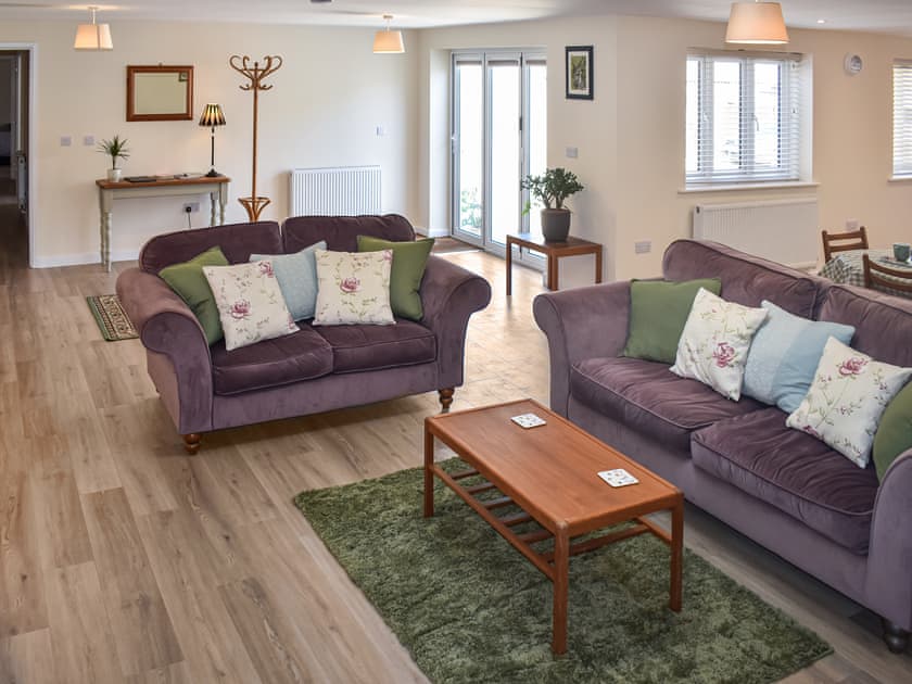 Open plan living space | Orchard Lodge - Bridge Farm, Drimpton, near Beaminster