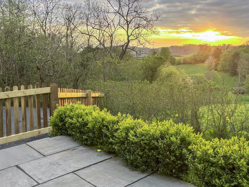 Patio | Oak View, Aberhafesp, near Newtown