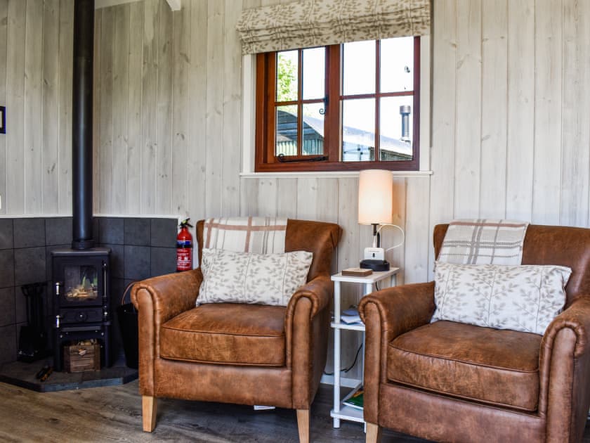 Open plan living space | Barn Owl Hut - Hollins Farm Shepherd Huts, Westerdale, near Whitby