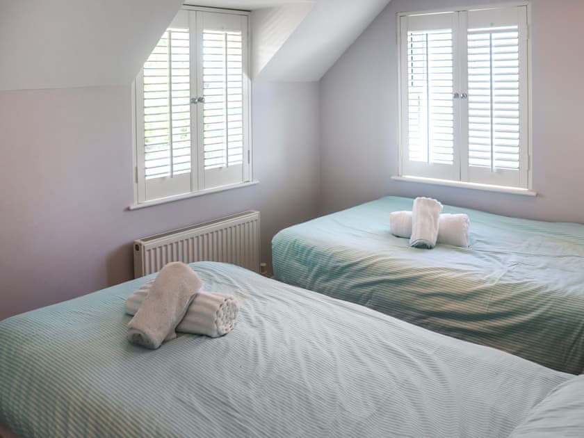 Twin bedroom | Tideglass, Penally, near Tenby