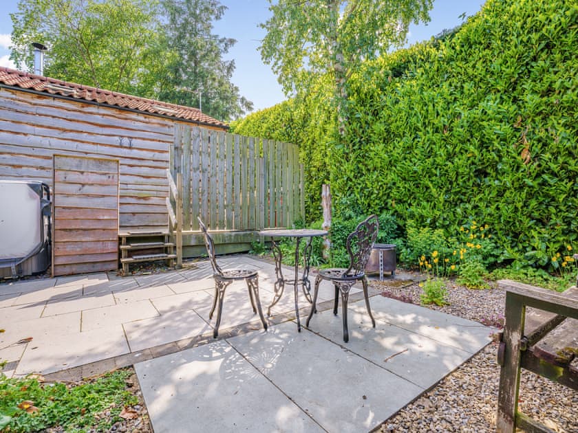 Sitting-out-area | Brandy Lodge - Tavern Cottages, Newsham, near Richmond