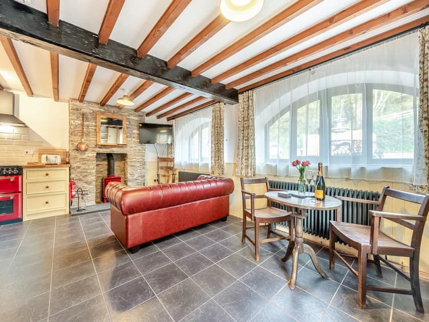 Open plan living space | Coach House - Gaer Cottages, Cribyn, Lampeter