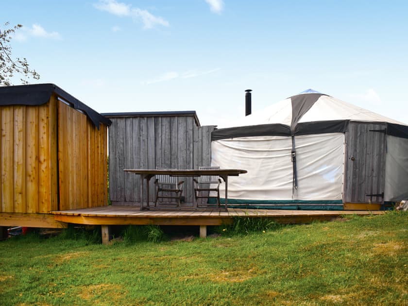 Exterior | Pippin Yurt - Walnut Farm, Beaminster