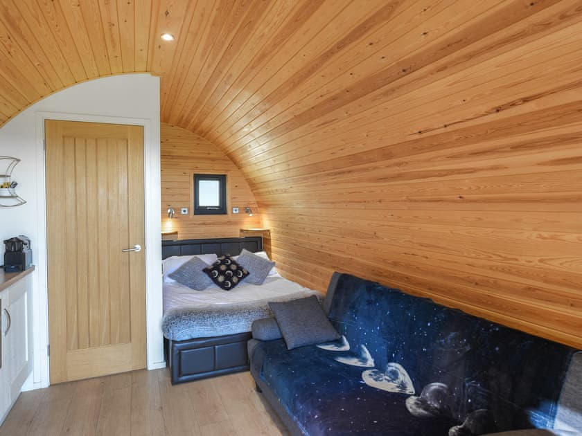 Open plan living space | Luna Holiday Pod - Coppice Farm, Church Stretton