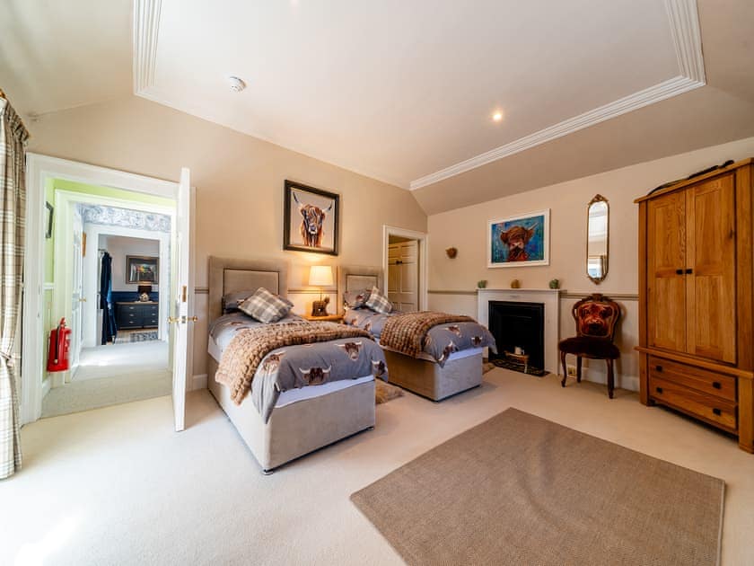 Twin bedroom | Mossknowe Escape, Annan