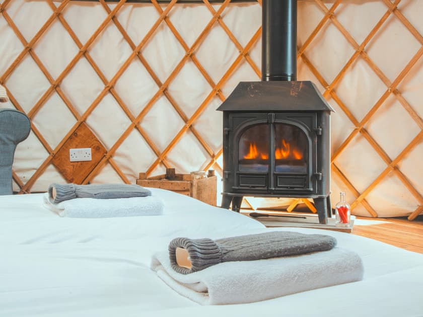 Double bedroom | Bracken Yurt - Walnut Farm, Beaminster