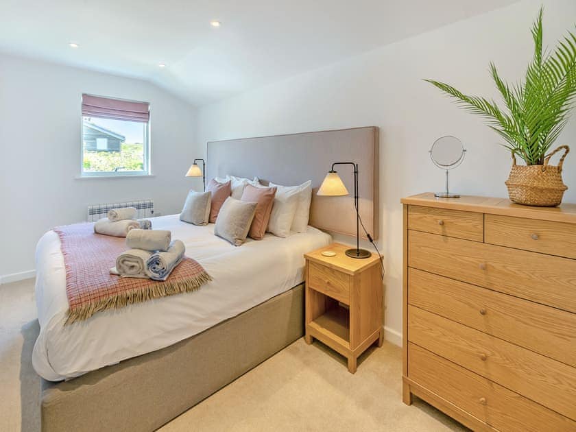 Double bedroom | Lodge 67 Una - St Ives Resort, Carbis Bay, near St Ives